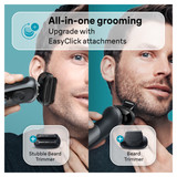 Series 7 Electric Shaver with SmartCare Center, Stubbler, Trimmer, 7185cc