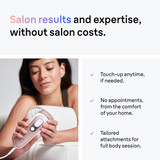 Braun Skin i·expert Smart IPL: At Home Alternative to Laser Hair Removal with 3 Caps and Leather Pouch, PL7243