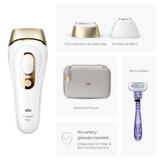 Braun Silk·expert Pro 5 IPL: Alternative to Laser Hair Removal with 2 Caps and Leather Pouch, PL5157