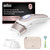 Braun Skin i·expert Smart IPL: At Home Alternative to Laser Hair Removal with 3 Caps and Leather Pouch, PL7243